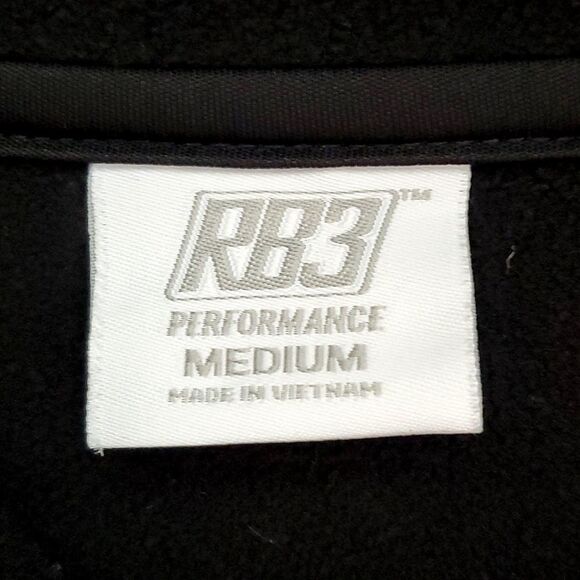 RB3 PERFORMANCE HOODIES, Sz M, BLACK, POLYESTER - Picture 4 of 10